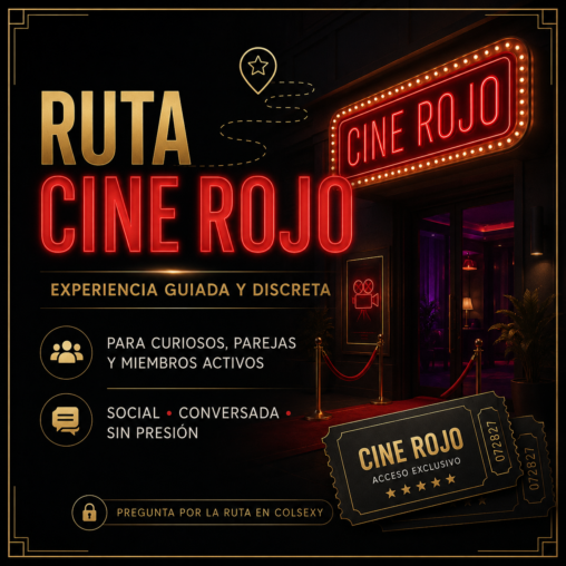 Ruta Cine Rojo en Bogotá: una noche discreta para explorar la ciudad de otra forma · (Externo)